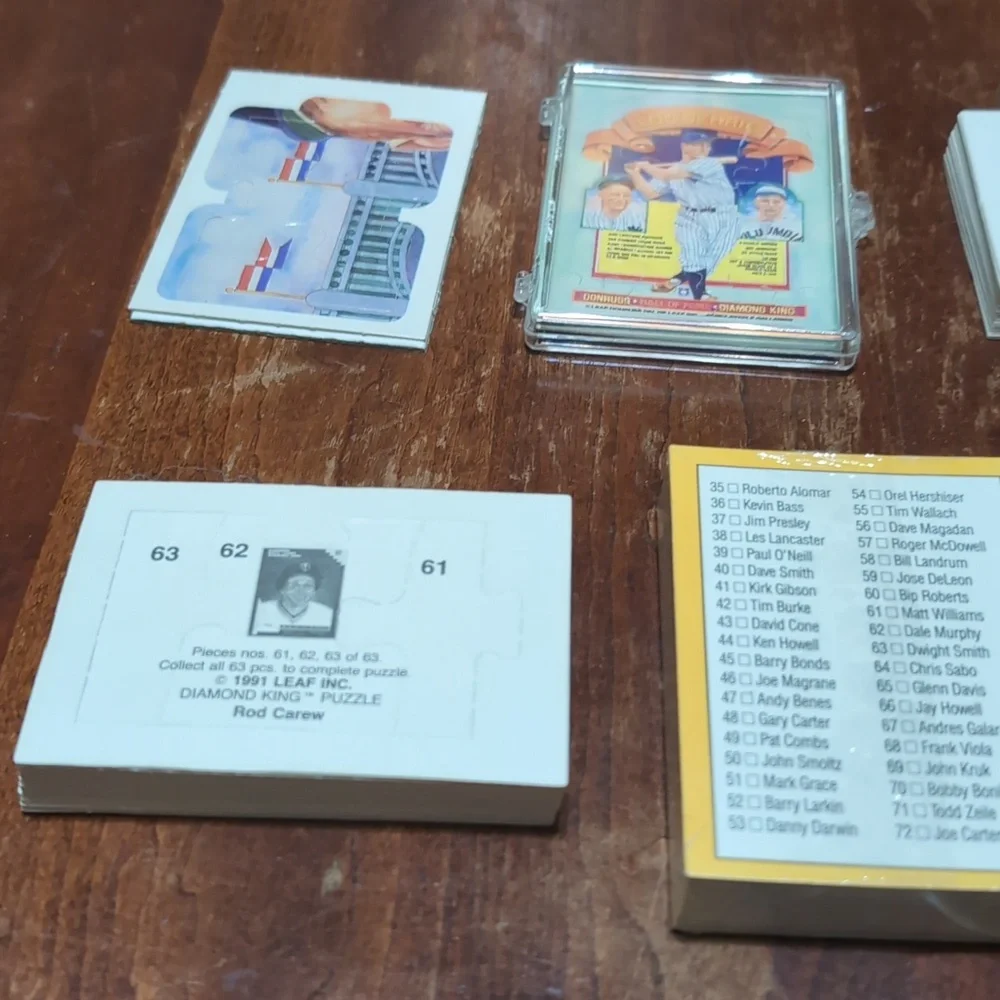 200 Card 1990 Donruss Baseball Card Lot And Puzzel Sets And Singles - Picture 4 of 4
